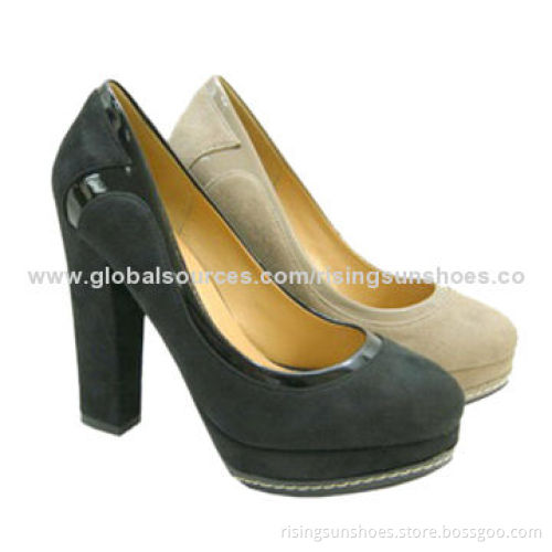 High-heeled dress shoes, comfortable style, platform/trendy design, suitable for women